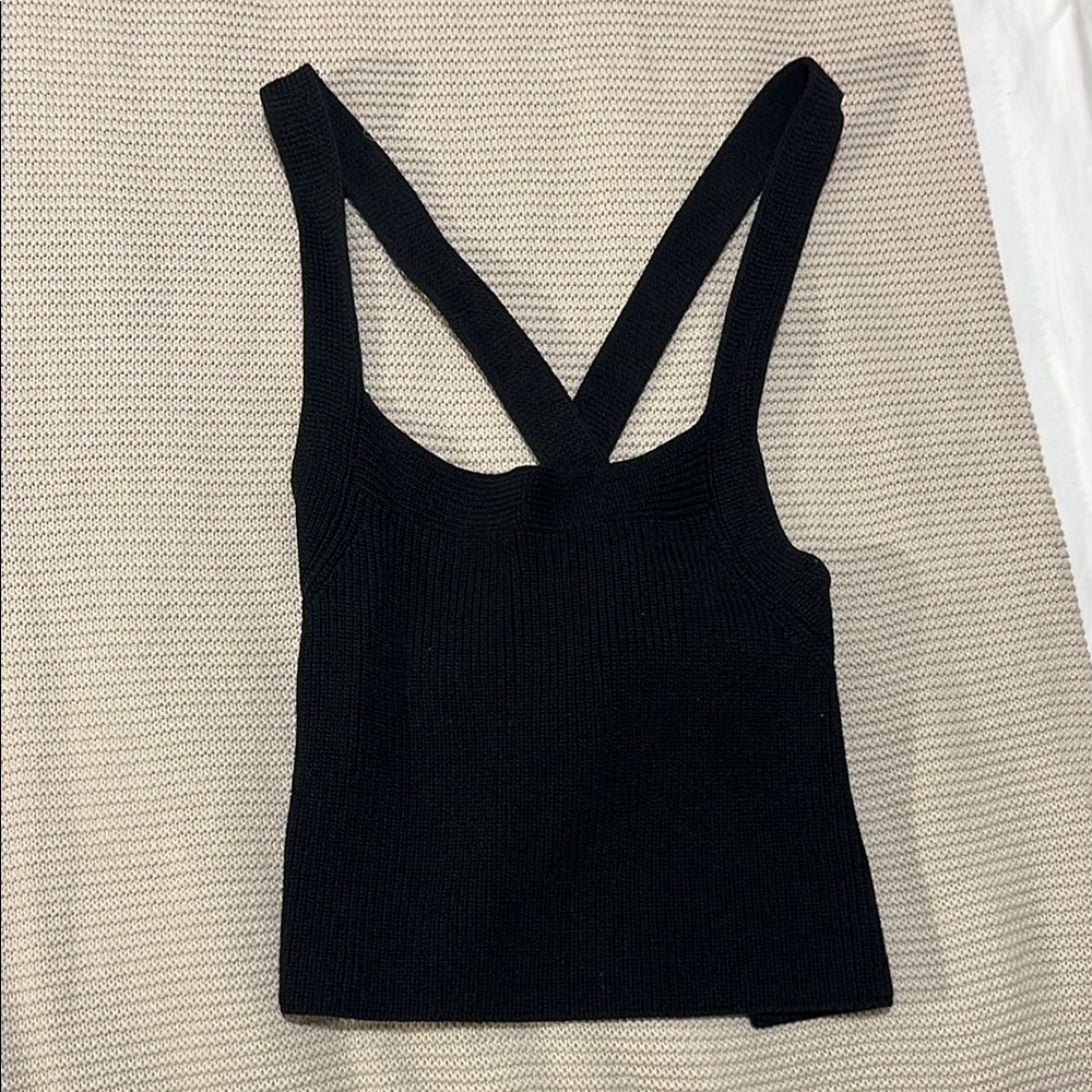 Wilfred Cayenne Black Knit Women's Top